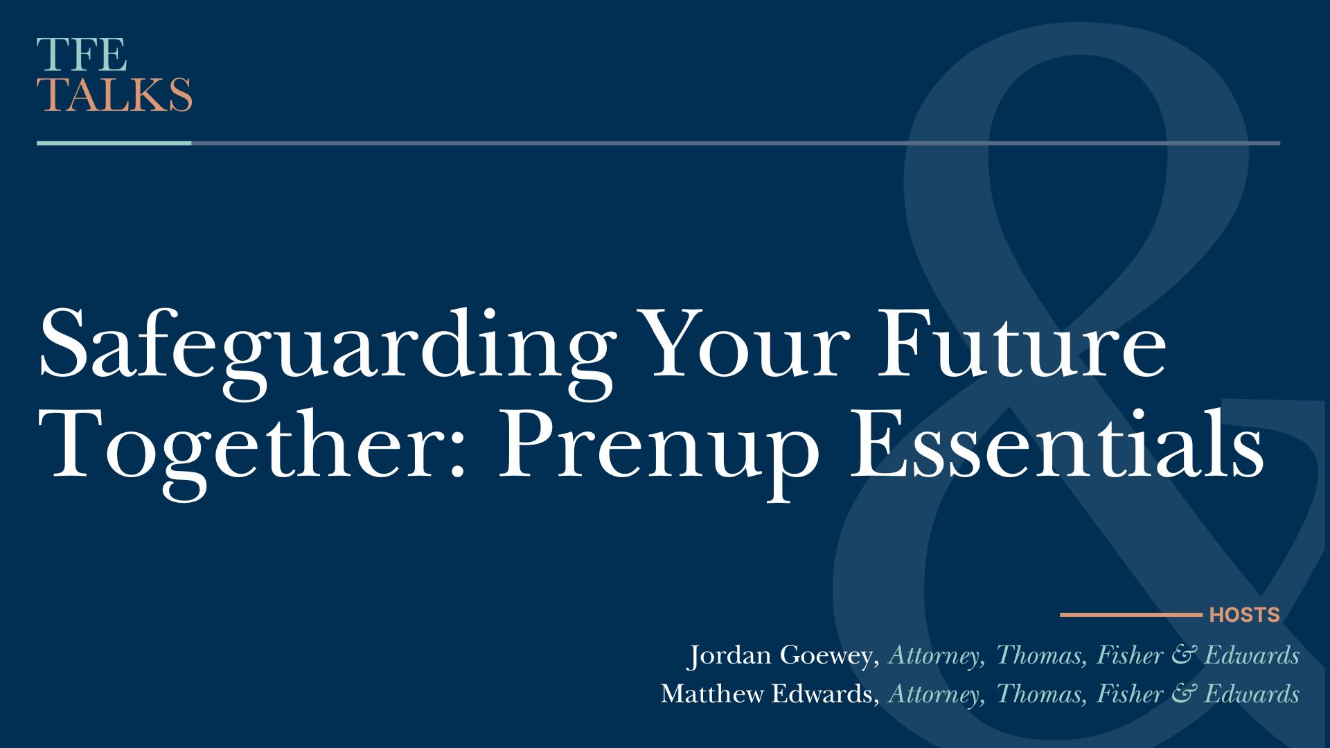 Safeguarding Your Future Together: Prenup Essentials